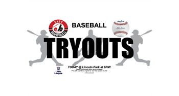 BASEBALL TRYOUTS TODAY!